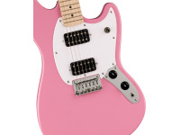 Fender Squier Sonic Mustang Maple Fingerboard White Pickguard Flash Pink